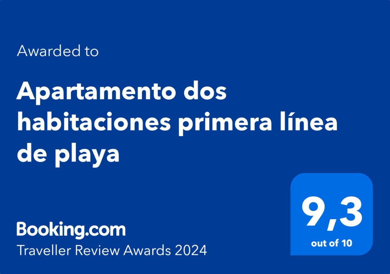 Apartamento Dos Habitaciones Primera Linea De Playa Valência Exterior foto