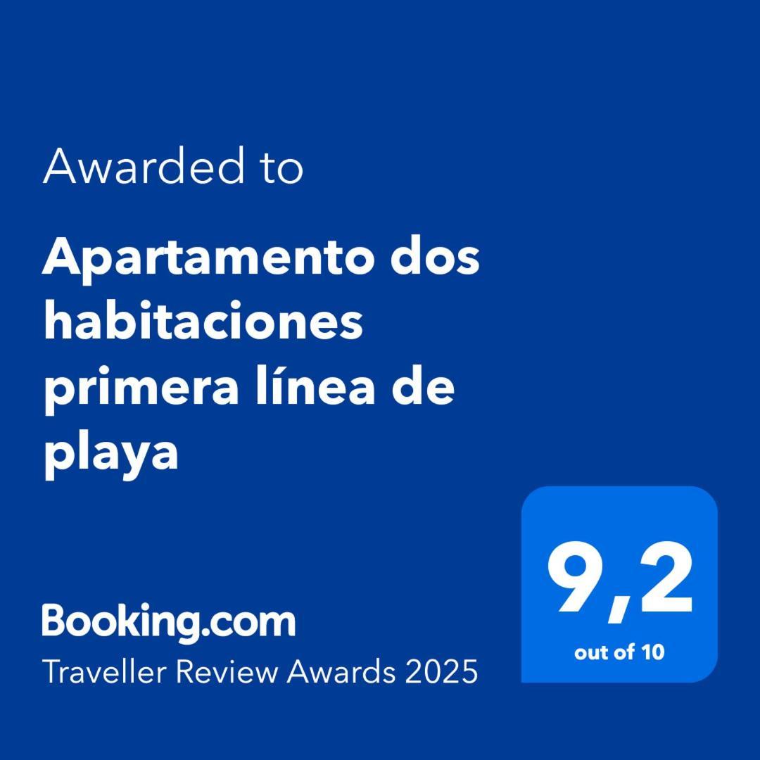 Apartamento Dos Habitaciones Primera Linea De Playa Valência Exterior foto